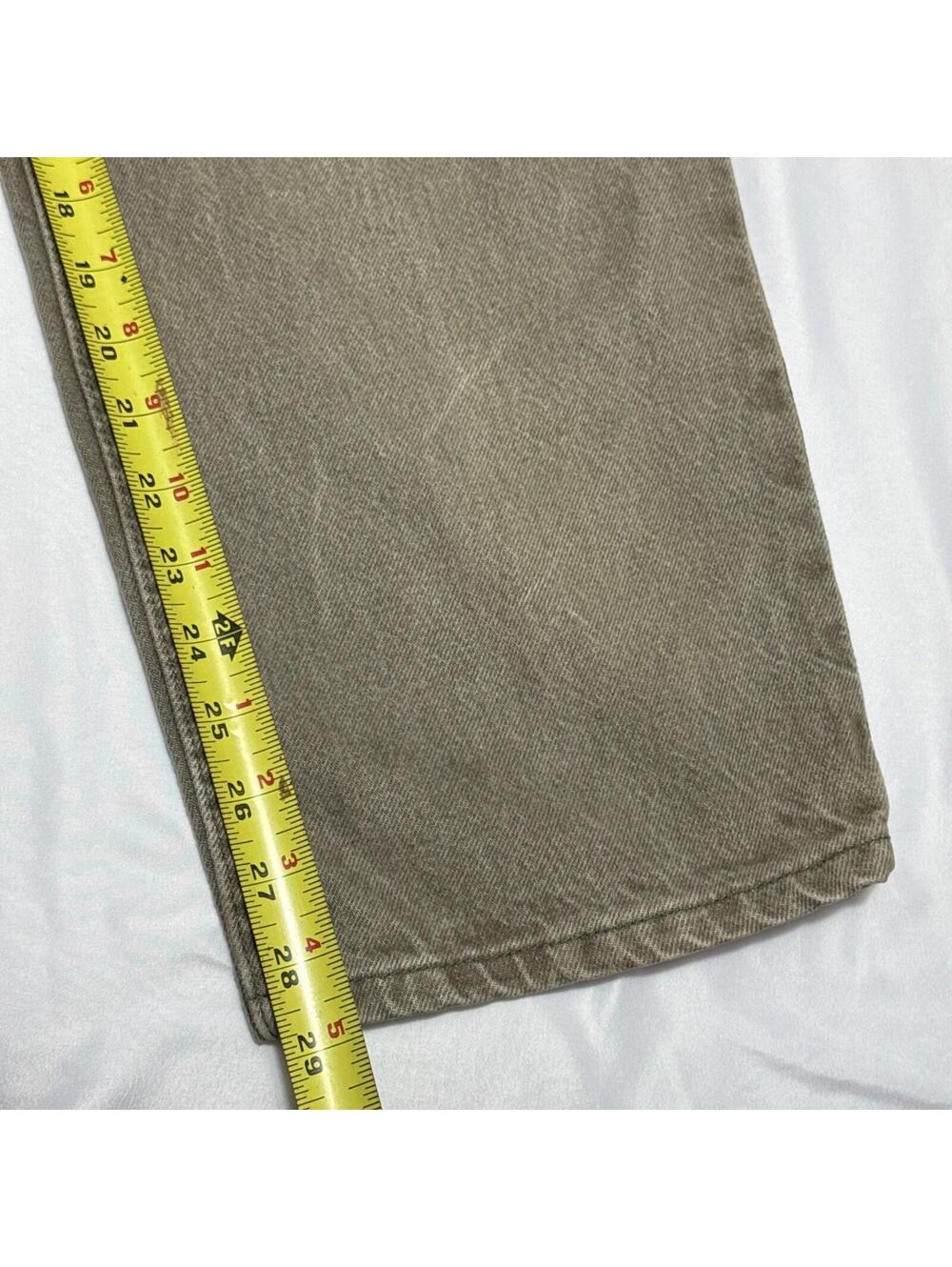 Vintage 1999 Levi’s 550 Relaxed Fit Jeans Made In USA 38 X 30 Red Tab Very Good - Picture 10 of 15